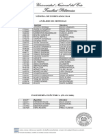 Nomina Egresados 2014