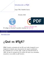 Introduccion A LaTeX TAU
