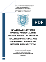 Influencia Del Entorno Materno-Ambiental en El Sistema Inmune Del Neonato 2016