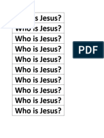 Who Is Jesus