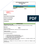 GRADO 8 Formato Plan de Clase, 2024. LENGUAJE