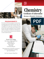 Chemistry Certificate Brochure