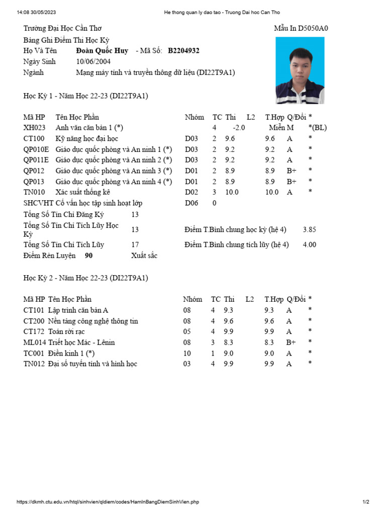 He thong quan ly dao tao truong dai hoc can tho pdf