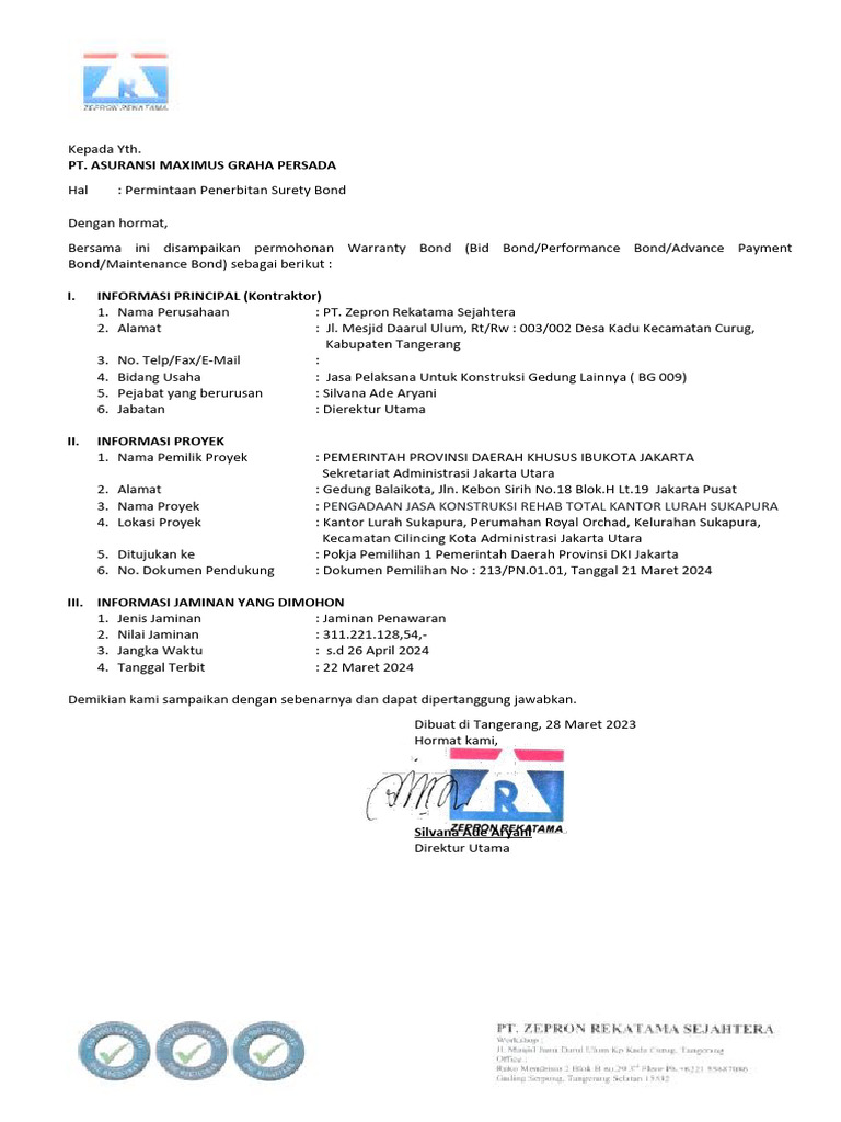 Sppa Surety Bond | PDF