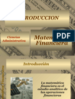 CLASE 4 Introduccion Matematica Financiera