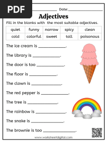Grammar Adjectives 1