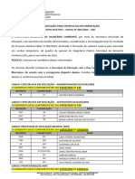 06¦ CONVOCA€ÇO PARA ENTREGA DA DOCUMENTA€ÇO PROCESSO SELETIVO - EDITAL Nø 005-2023 - SED