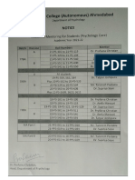 NOTICE - Mentoring Program Dept of Psychology