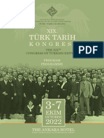 XIX. Turk Tarih Kongresi Program1