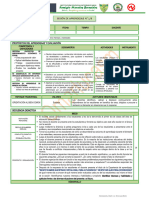 Datos Generales: Sesión de Aprendizaje #1/8