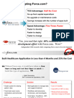Force.com Business Case Studies- 5X Faster, 1-2 Cost Customer  Stories