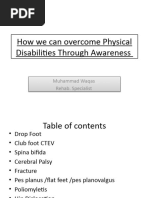 Physical Disabilities