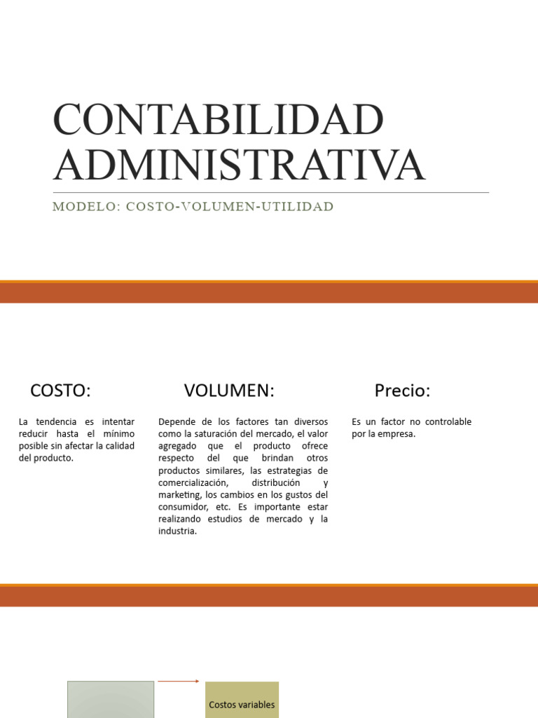 Contabilidad Administrativa Pdf Marketing Mercados Financieros