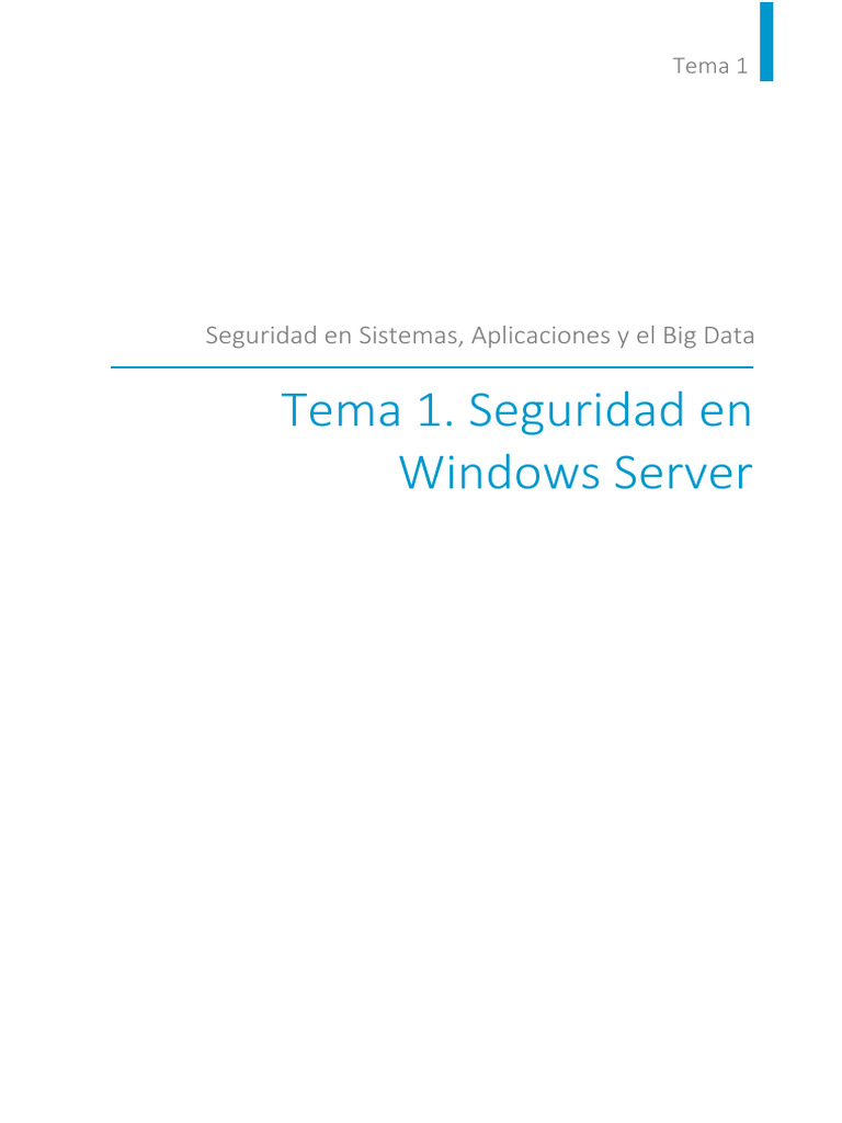 Seguridad en Windows Server y Active Directory | PDF | Contraseña ...