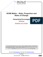 d. Interpreting Percentages (1) Solution