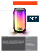 JBL Pulse 5 - Specsheet - EN