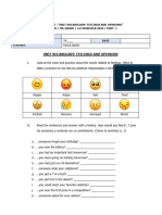 7°-básico-Inglés OKEY-Unit-Vocabulary-Feelings-and-Opinions