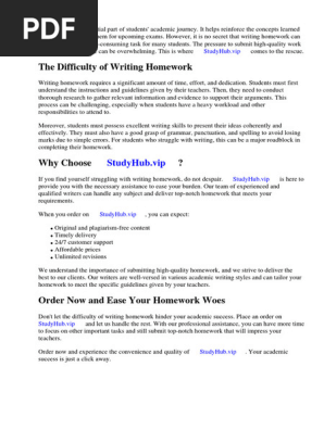 Ag Homework Printables
