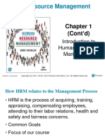 Human Resource Management: (Cont 'D)