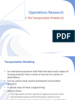 Lec#06 - The Transportation Problem (I)