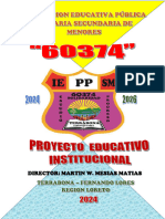 Proyecto Educativo Institucional Ieppsm #60374 Periodo 2024-2026