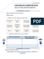 Actividad para El Participante - IV