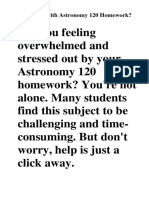Astronomy 120 Homework