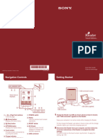 Quick Start Guide Guide de Démarrage: 4-153-620-12 (1) ©2009 Sony Corporation / Printed in China