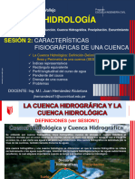 Sesion 2 - Caract Fisiogr de Una Cuenca