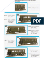 Liliput 812-819 - DB Wagen Der Bauart Langenschwalbach