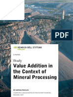 E-Paper Value Addition in The Context of Mineral Processing