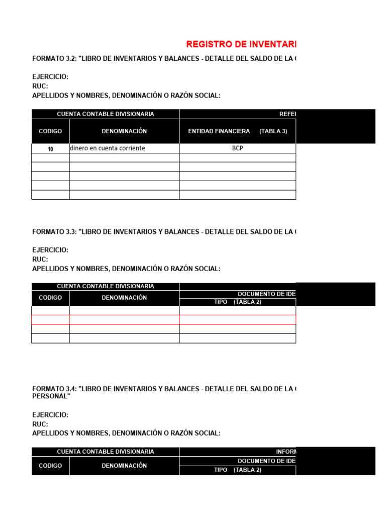 Libro de Inventarios y Balances | PDF | Contabilidad | Economía Financiera