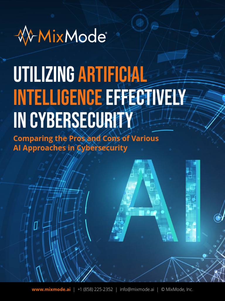 AI Approaches in Cybersecurity Explained | PDF | Machine Learning ...