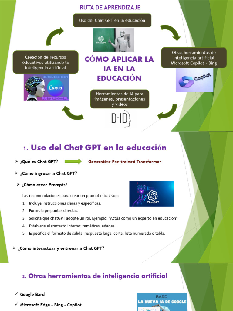 Chat GPT y herramientas de IA en educación | PDF | Juegos y actividades ...