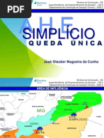 AHE SIMPLÍCIO - QUEDA ÚNICA AGOSTO 2011