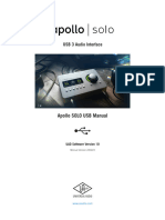 Apollo Solo USB Manual