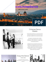 Summer Dance Program in Florence For 2024