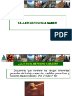 Taller Derecho A Saber