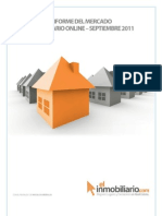 Informe Del Mercado Inmobiliario Online Septiembre 2011