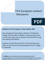 PP Pre European Contact and Resistance