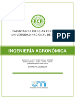Carrera Ingenieria Agronomica FCF
