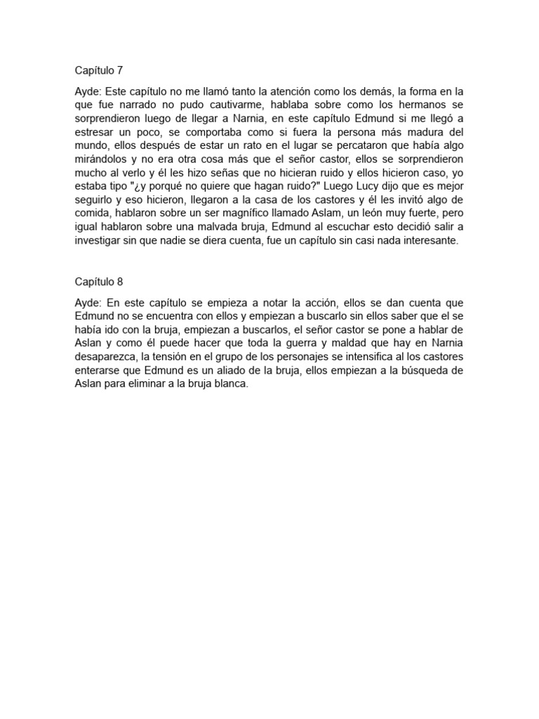 Capítulo 7 y 8 | PDF