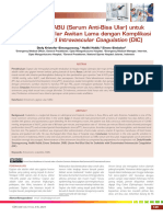 Pemberian SABU (Serum Anti-Bisa Ular) Untuk Kasus Gigitan Ular Awitan Lama Dengan Komplikasi Disseminated Intravascular Coagulation (DIC)