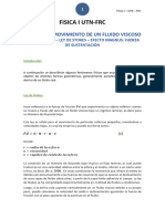 Movimiento de Un Fluido Viscoso - Leyes Físicas Asociadas - Aplicaciones - Utn