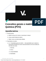 Conceitos Gerais e Matéria - Química (PVO)