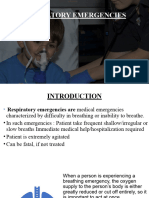 Respiratory Emergencies