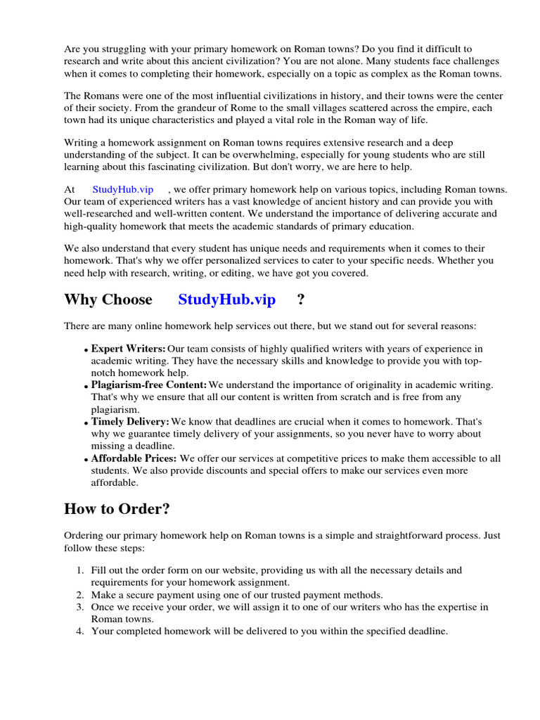 Primary homework help roman towns pdf roman empire ancient rome
