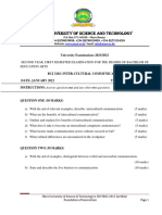 BCJ 3202 Inter Cultural Communication