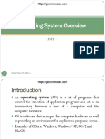 UNIT 1 Operating System Overview