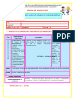 sesion de com - escribimos nuestro nombre y lo colocamos en el cartel de asistencia.